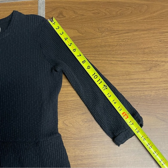 Free People Beach Blossom ribbed knit button front mini dress small - Picture 6 of 9